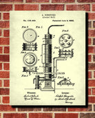 Alcohol Still Blueprint Moonshine Print Wall Art Poster - OnTrendAndFab