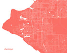 Anchorage City Street Map Print Custom Wall Map - OnTrendAndFab