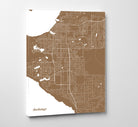 Anchorage City Street Map Print Custom Wall Map - OnTrendAndFab