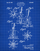 Apple Corer Blueprint Poster Kitchen Wall Art - OnTrendAndFab