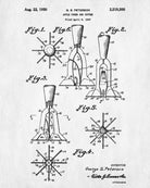 Apple Corer Blueprint Poster Kitchen Wall Art - OnTrendAndFab