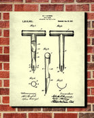 Apple Corer Patent Print Kitchen Blueprint Poster - OnTrendAndFab