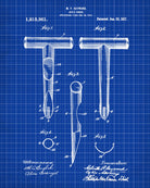 Apple Corer Patent Print Kitchen Blueprint Poster - OnTrendAndFab