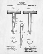 Apple Corer Patent Print Kitchen Blueprint Poster - OnTrendAndFab