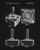 Atari Controller Blueprint Gaming Patent Print - OnTrendAndFab