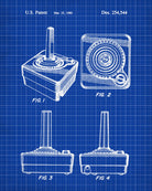 Atari Controller Blueprint Gaming Patent Print - OnTrendAndFab