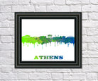 Athens Print City Skyline Wall Art Poster Greece - OnTrendAndFab