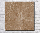Atlanta, Georgia City Street Map Print Custom Wall Map