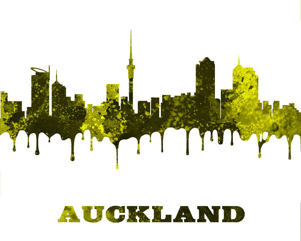 Auckland Print City Skyline Wall Art Poster New Zealand - OnTrendAndFab