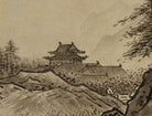 Sesshū Tōyō Fine Art Print, Japanese Autumn Landscape