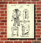 Camping Patent Print, Backpack, Trekking Poster