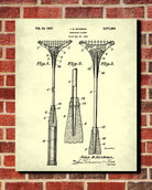 Badminton Patent Print Sports Blueprint Poster - OnTrendAndFab