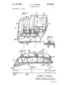 Baseball Glove Patent Print Sports Blueprint Poster - OnTrendAndFab