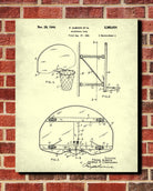 Basketball Hoop Patent Print Sports Blueprint Poster - OnTrendAndFab