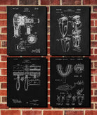 Bathroom Patent Prints Salon Wall Art Posters