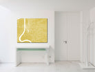 Baton Rouge, Louisiana Street Map Print Feature Wall Art Poster