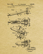 Axle Bearing Puller Patent Print Garage Blueprint Workshop Poster