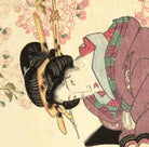 Keisai Eisen, Japanese Art Print : Beauty in a Spring Storm