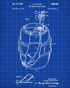 Beer Patent Print Bar Poster Pub Wall Poster Cafe Art - OnTrendAndFab