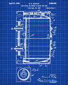 Beer Patent Print Cafe Poster Bar Art Pub Wall Poster - OnTrendAndFab