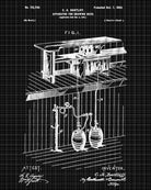 Beer Patent Print Cafe Poster Pub Art Bar Wall Poster - OnTrendAndFab