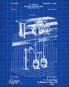 Beer Patent Print Cafe Poster Pub Art Bar Wall Poster - OnTrendAndFab