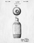 Beer Bottle Patent Print Bar Poster Cafe Art - OnTrendAndFab