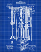 Beer Bottle Filling Patent Bar Poster Cafe Art - OnTrendAndFab