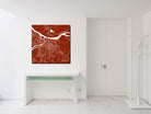 Belgrade City Street Map Custom Wall Map Poster - OnTrendAndFab