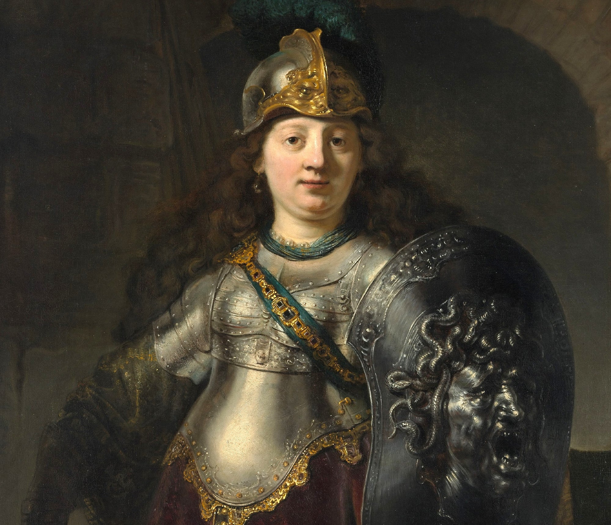 Rembrandt Fine Art Print, Bellona - Roman Goddess of War