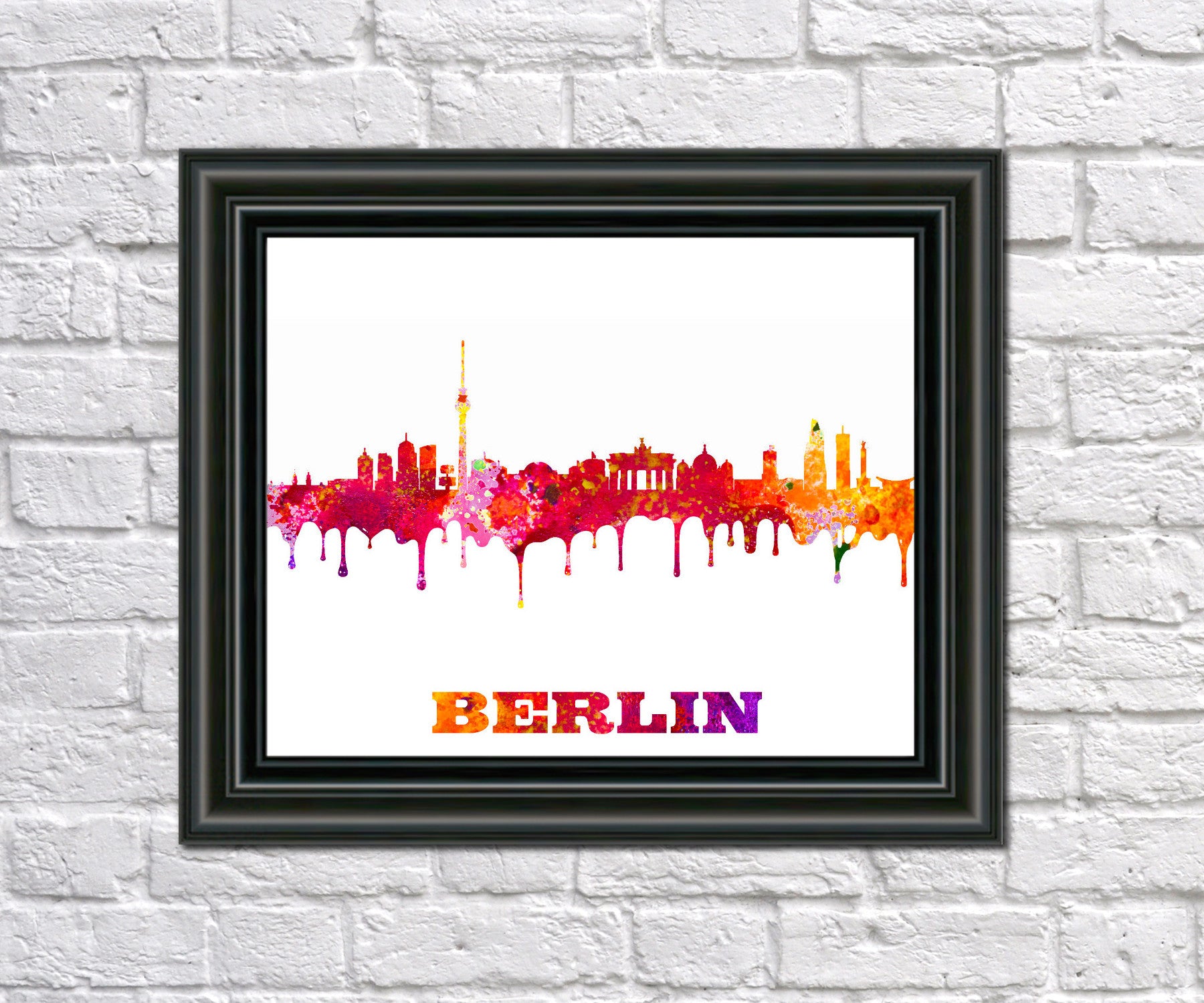 Berlin Print City Skyline Wall Art Poster Germany - OnTrendAndFab