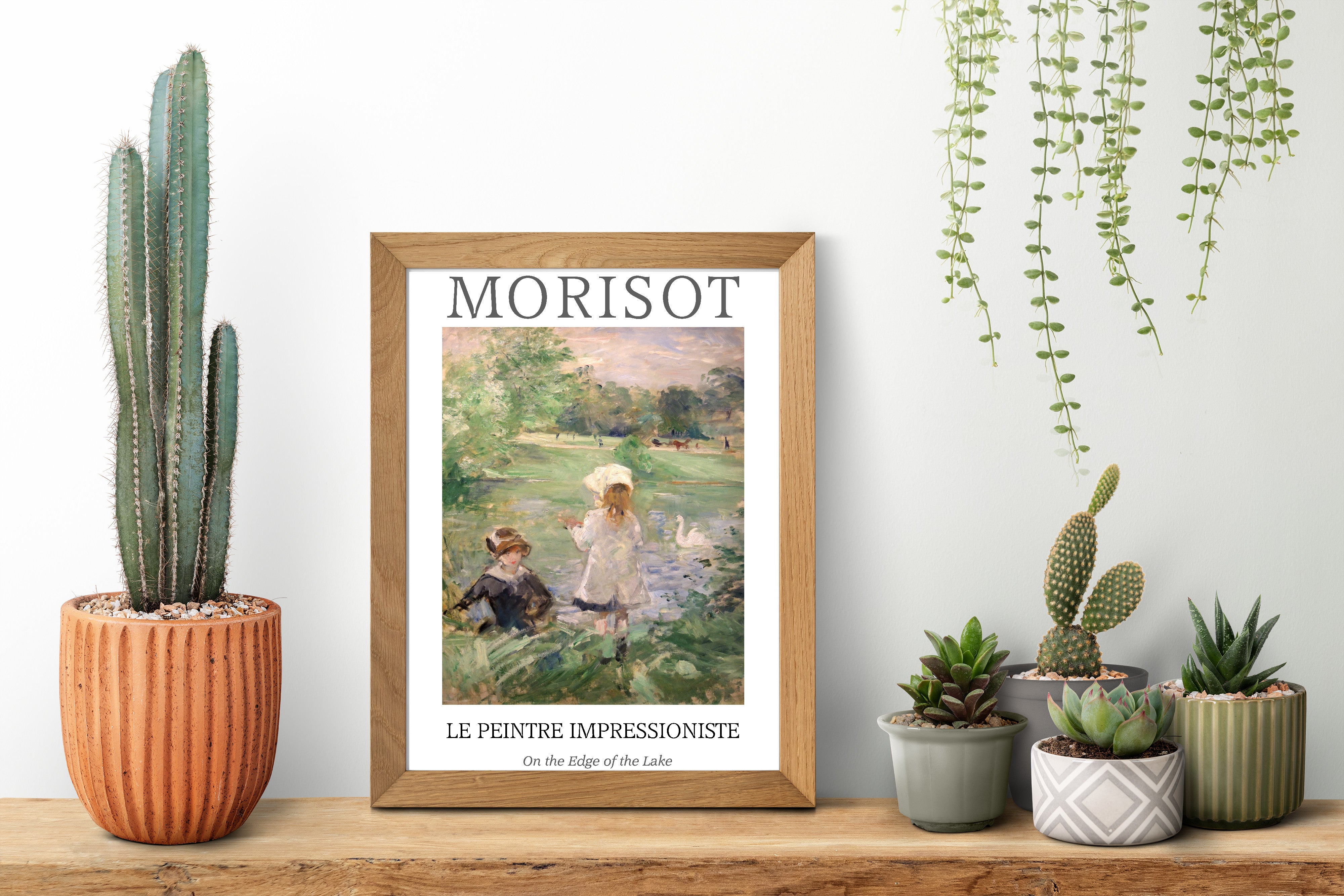 Berthe Morisot Exhibition Poster, On the Edge of the Lake
