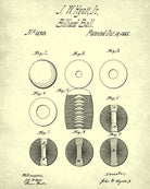 Billiard Ball Blueprint Sports Poster Patent Print - OnTrendAndFab