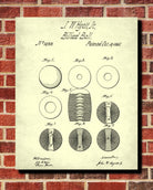 Billiard Ball Blueprint Sports Poster Patent Print - OnTrendAndFab
