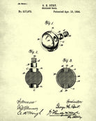 Billiards Ball Blueprint Sports Poster Patent Print - OnTrendAndFab