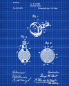 Billiards Ball Blueprint Sports Poster Patent Print - OnTrendAndFab
