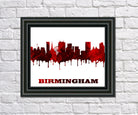 Birmingham Print City Skyline Wall Art Poster England - OnTrendAndFab