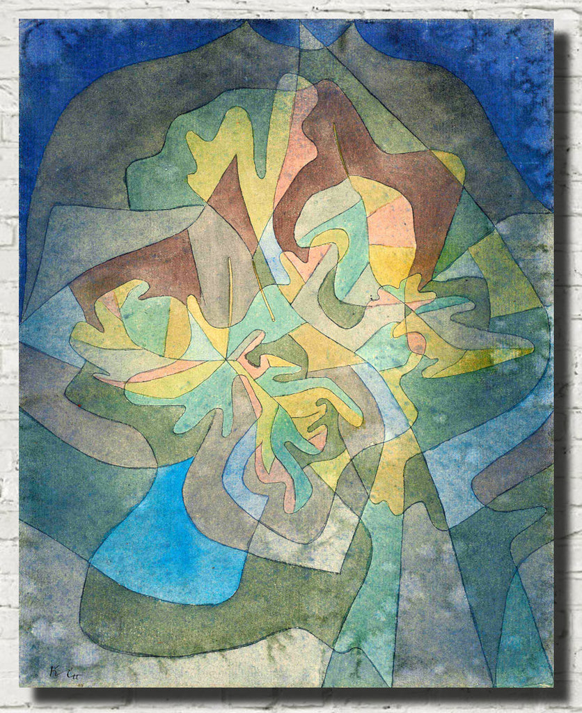 Paul Klee Fine Art Print, Flowers in the Vase