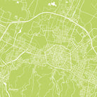 Bologna, Italy City Street Map Print Custom Wall Map - Square