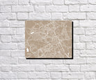 Bolton, UK City Street Map Print Feature Wall Art Poster