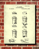 Beer Bottle Caps Patent Print Cafe Art Bar Poster - OnTrendAndFab