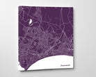 Bournemouth City Street Map Print Custom Wall Map