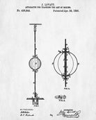 Boxing Poster  Punch Bag Patent Print Sports Wall Art