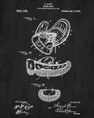 Boxing Glove Poster Sports Gym Wall Art Patent Print