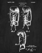 Boxing Glove Patent Print Sports Wall Art Poster - OnTrendAndFab