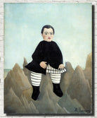 Henri Rousseau, Post- Impressionist Fine Art Print, Boy on the Rocks