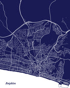 Brighton City Street Map Print Custom Map Poster - OnTrendAndFab