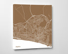 Brighton City Street Map Custom Wall Map Poster - OnTrendAndFab