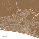 Brighton City Street Map Custom Wall Map Poster - OnTrendAndFab