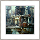 Broken City Framed Abstract Fine Art Print